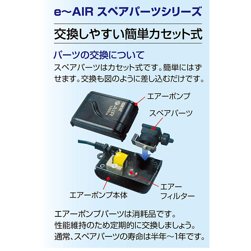 ジェックス エアーポンプ e～AIR 6000WB 4972547016973 | 西村ジョイ