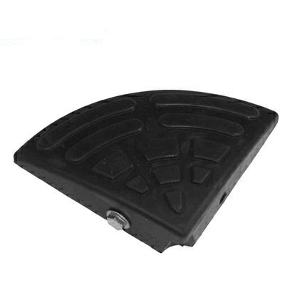 ゴム製段差解消用スロープ 5cm コーナー ※お取り寄せ商品※【TERADA テラダ】 4957017200830