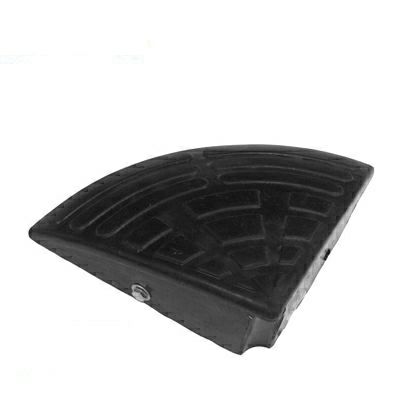 ゴム製段差解消用スロープ 10cm コーナー ※お取り寄せ商品※【TERADA テラダ】 4957017200854