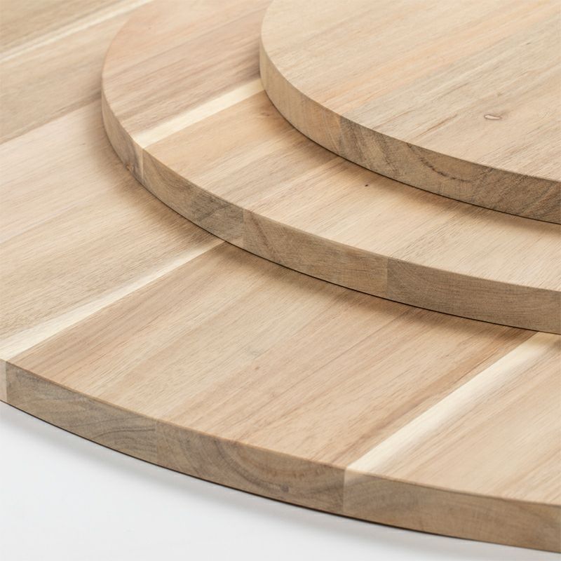 〘naoさん〙アカシア丸天板 岡元木材 アカシア テーブルトップ 20mm×直径450mm 円形 丸形 円型 無